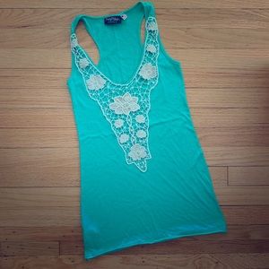 Realitee Size Small Aquamarine Tank Top